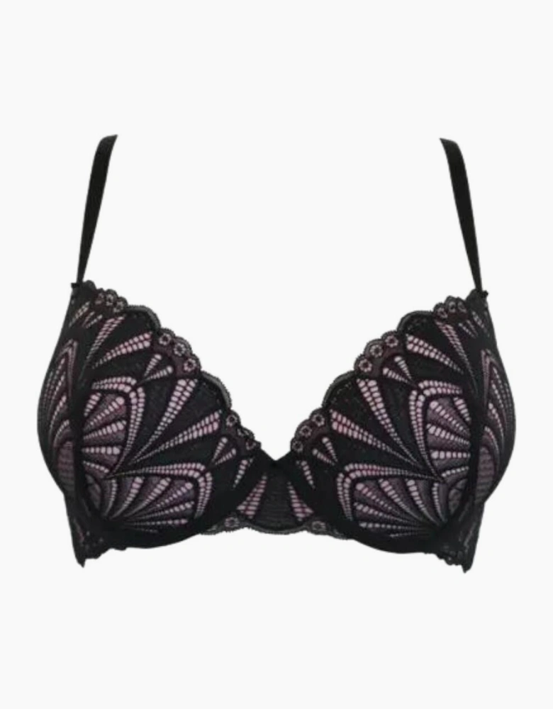 184002 Pour Moi New Romance Padded Push Up Plunge Bra