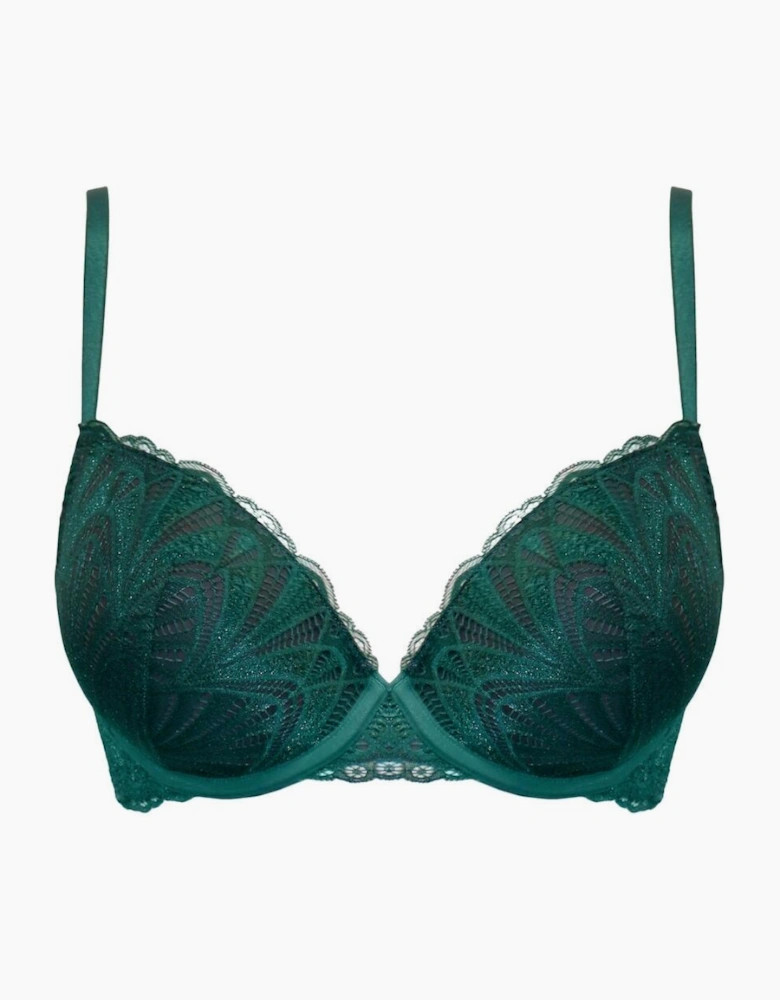184002 Pour Moi New Romance Padded Push Up Plunge Bra