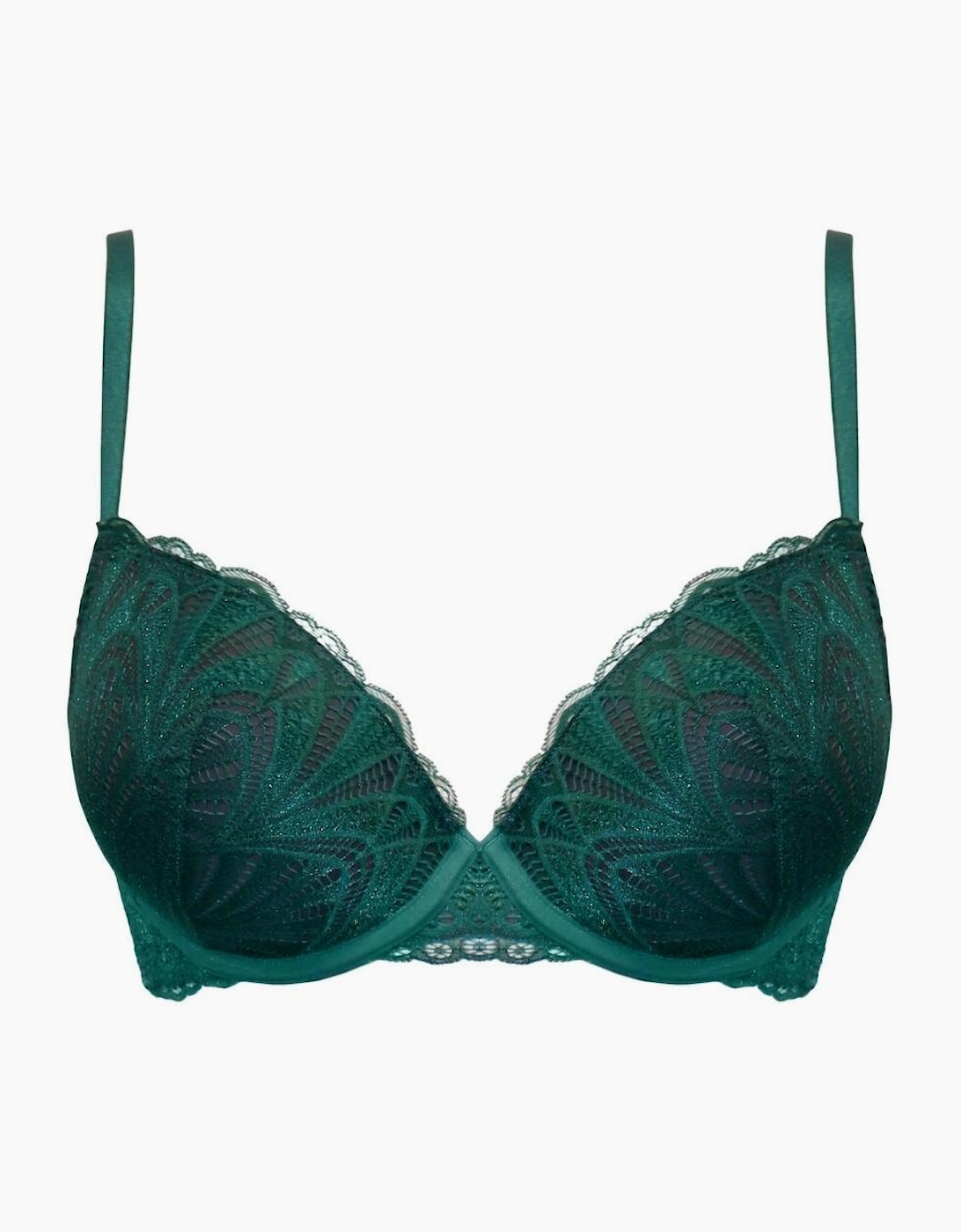 184002 Pour Moi New Romance Padded Push Up Plunge Bra