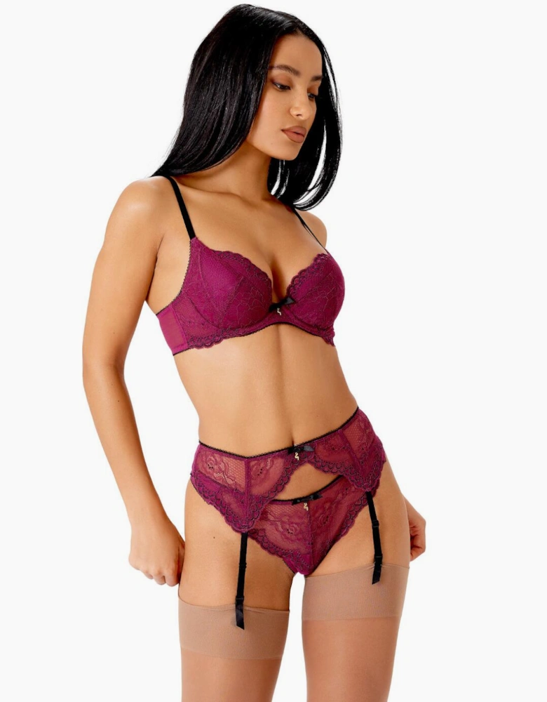 7712 Gossard Superboost Lace Suspender Belt
