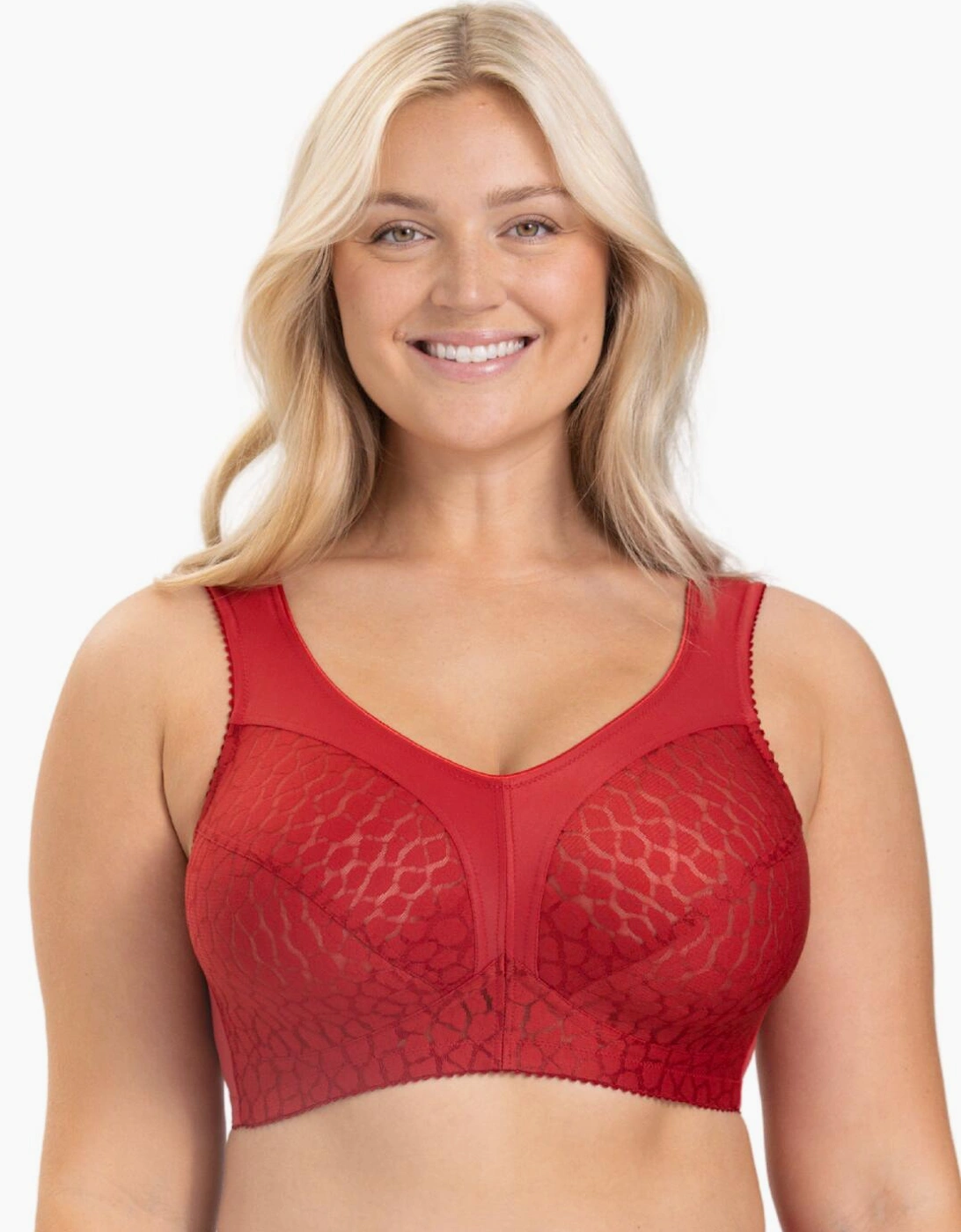 2424 Miss Mary Of Sweden Lovely Jacquard Non Wired Full Cup Bra