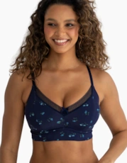 Navy Blue Floral