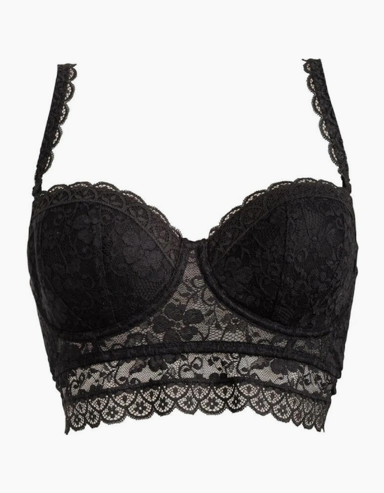 84001 Pour Moi Rebel Underwired Strapless Longline Bra