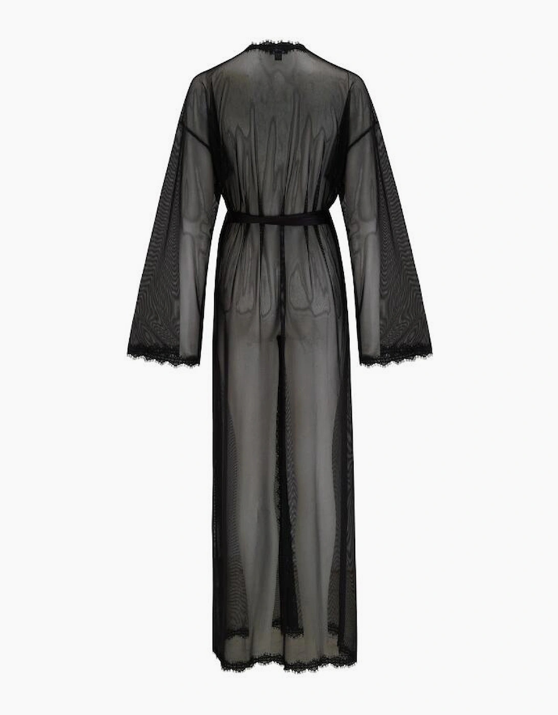 23178 Pour Moi For Your Eyes Only Mesh And Lace Maxi Gown