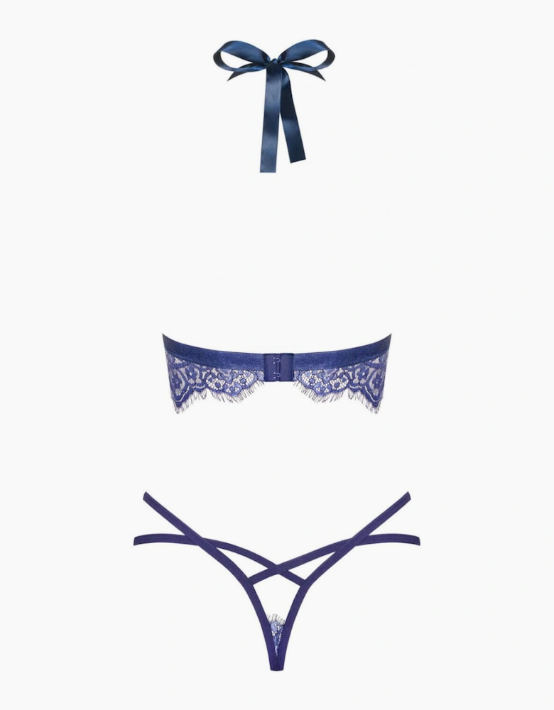 Obsessive Flowlace Bra and Thong Set