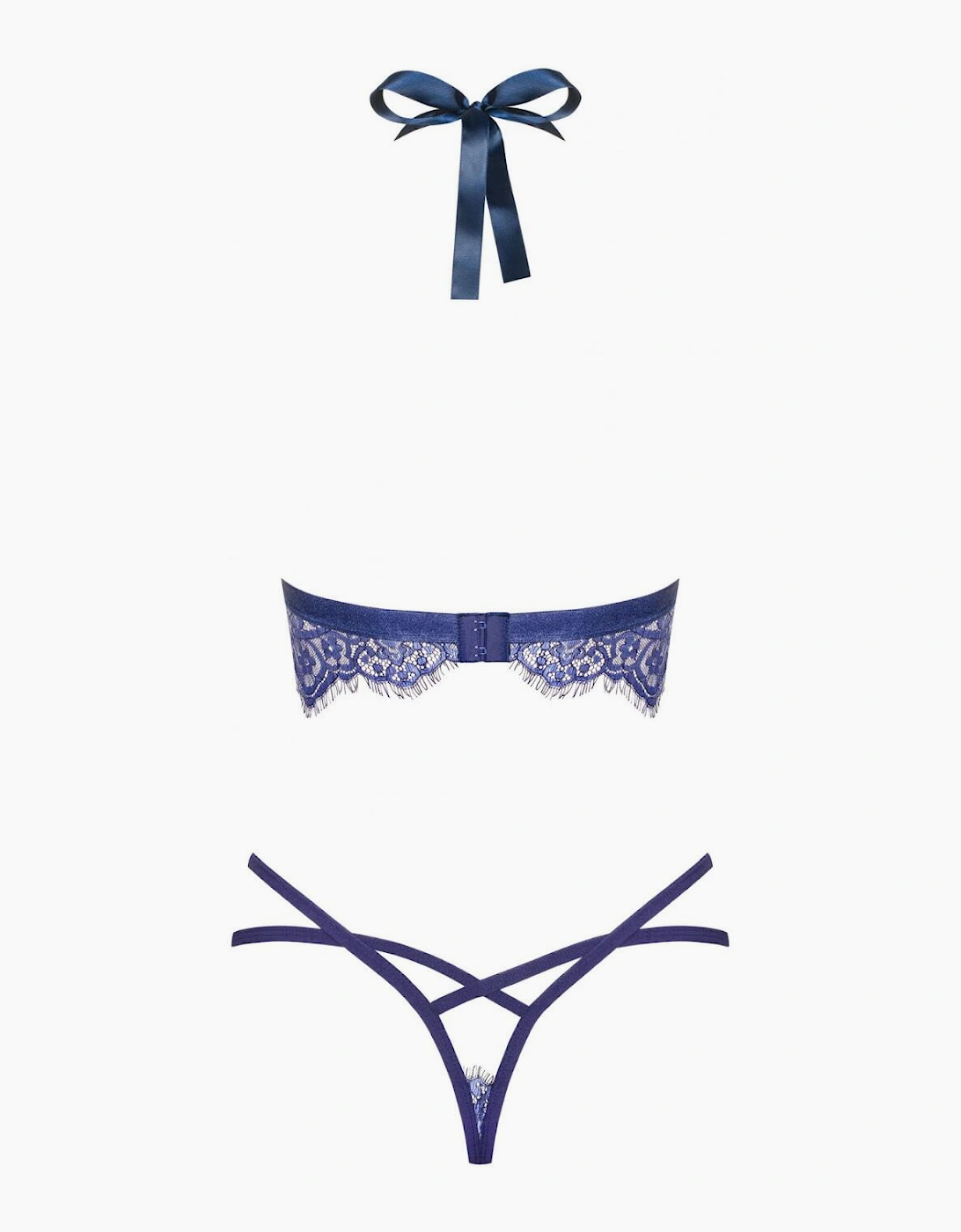 Obsessive Flowlace Bra and Thong Set