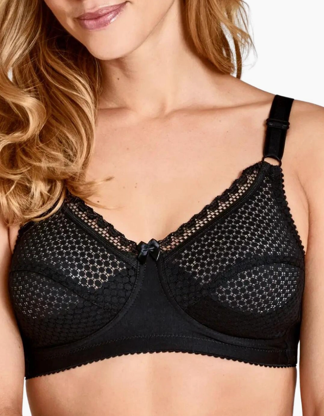 2248 Miss Mary Of Sweden Cotton Dots Full Cup Non Wired Bra