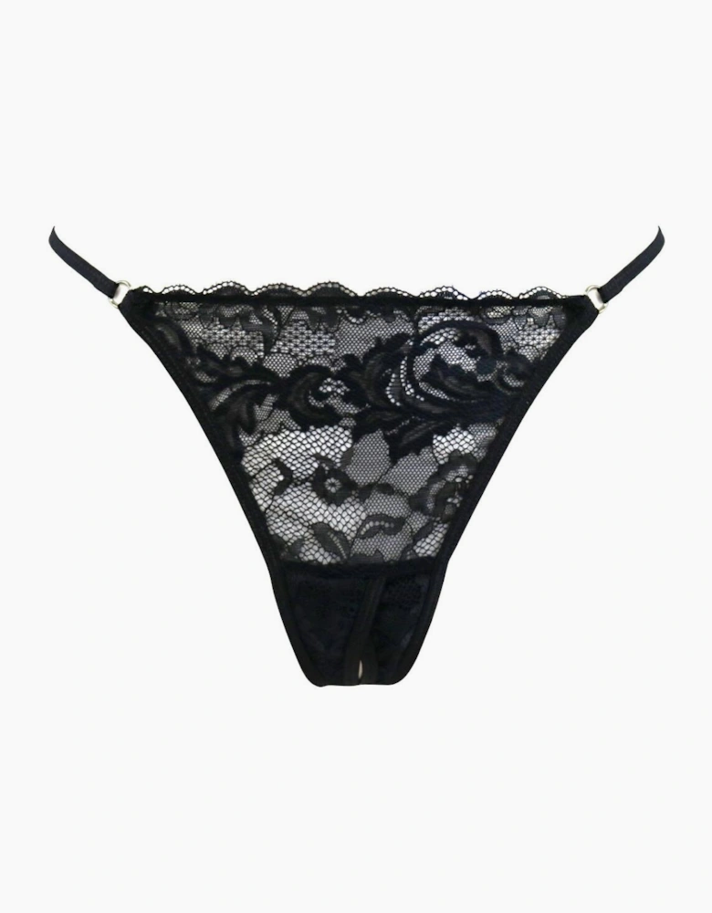 22803 Pour Moi For Your Eyes Only Crotchless Thong