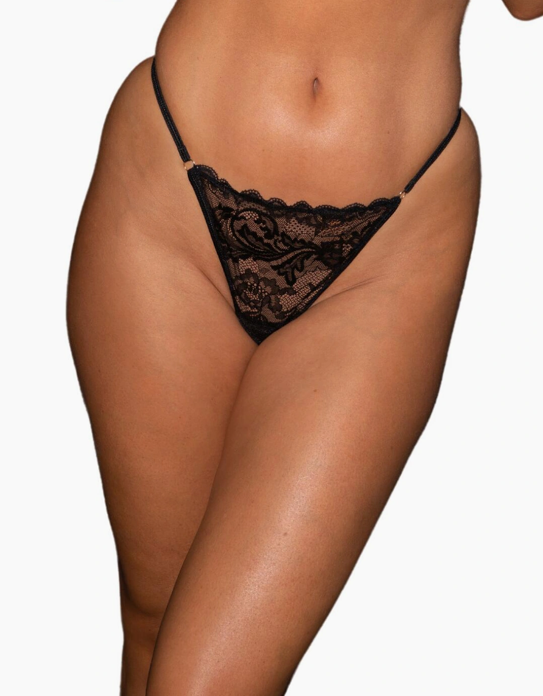 22803 Pour Moi For Your Eyes Only Crotchless Thong
