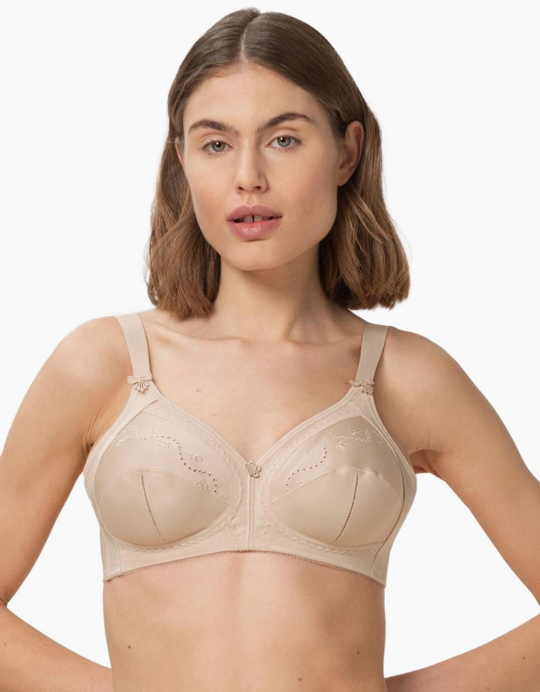 10004928 Triumph Doreen Cotton Mix Non Wired Bra
