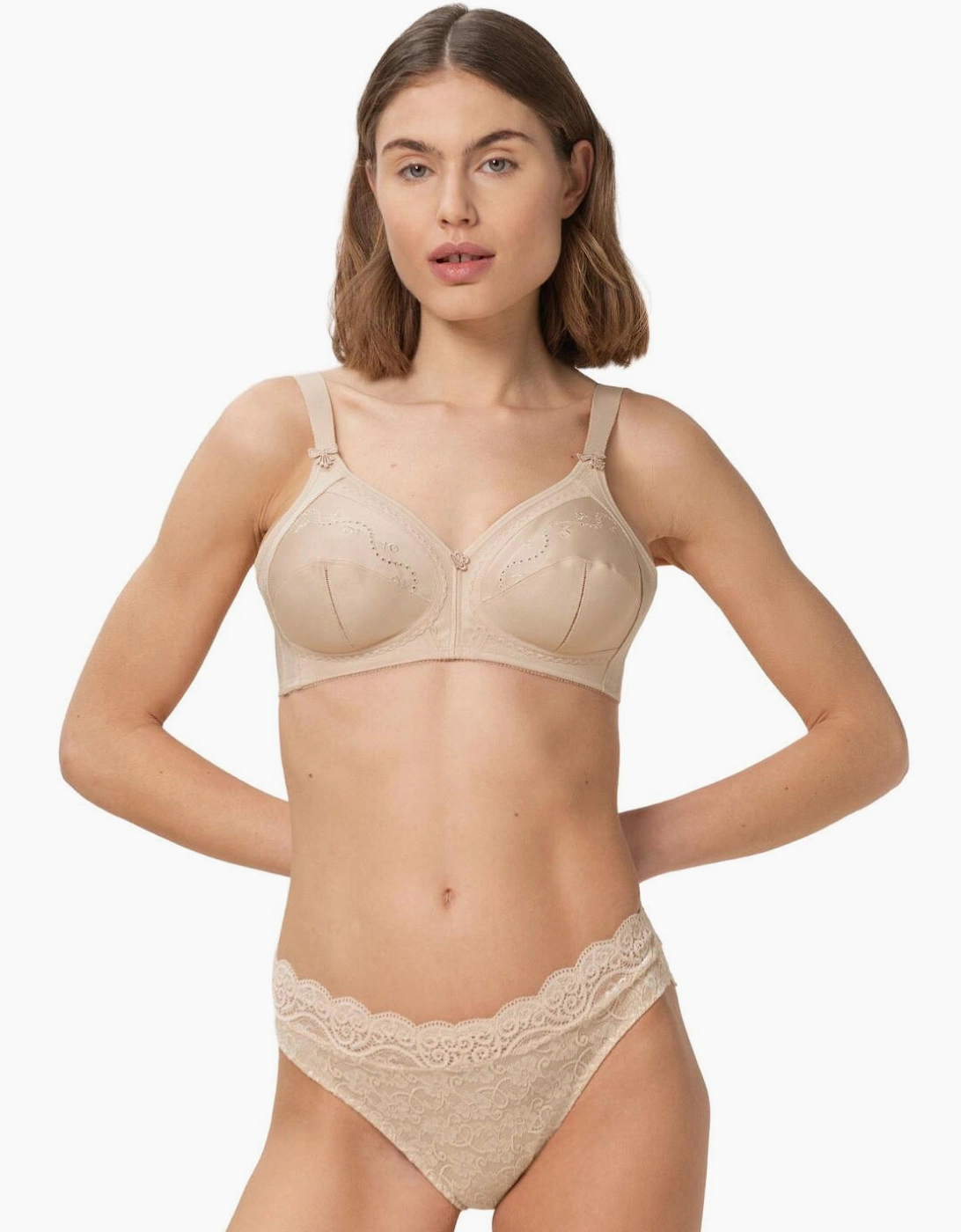 10004928 Triumph Doreen Cotton Mix Non Wired Bra