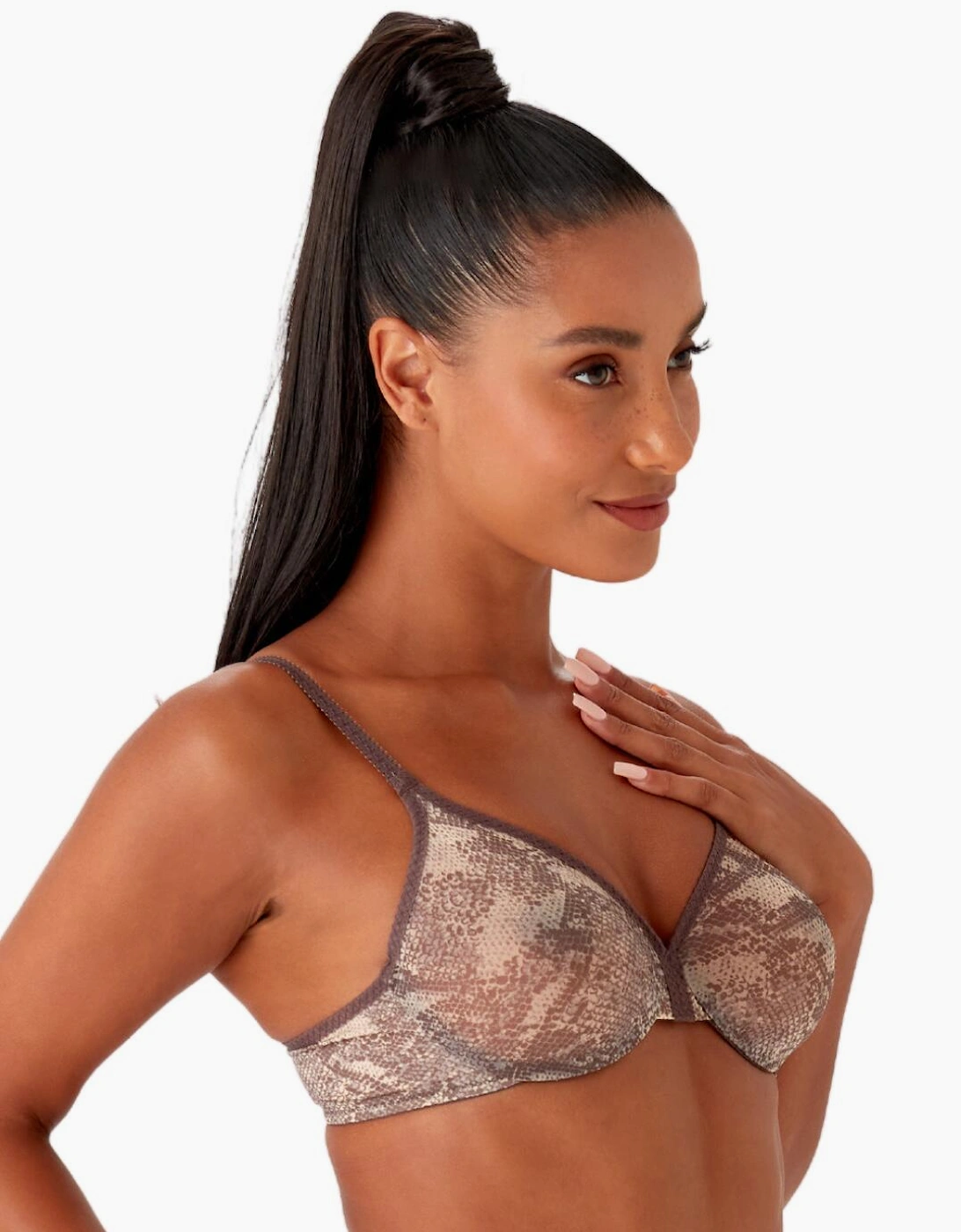 13011 Gossard Glossies Snake Sheer Bra
