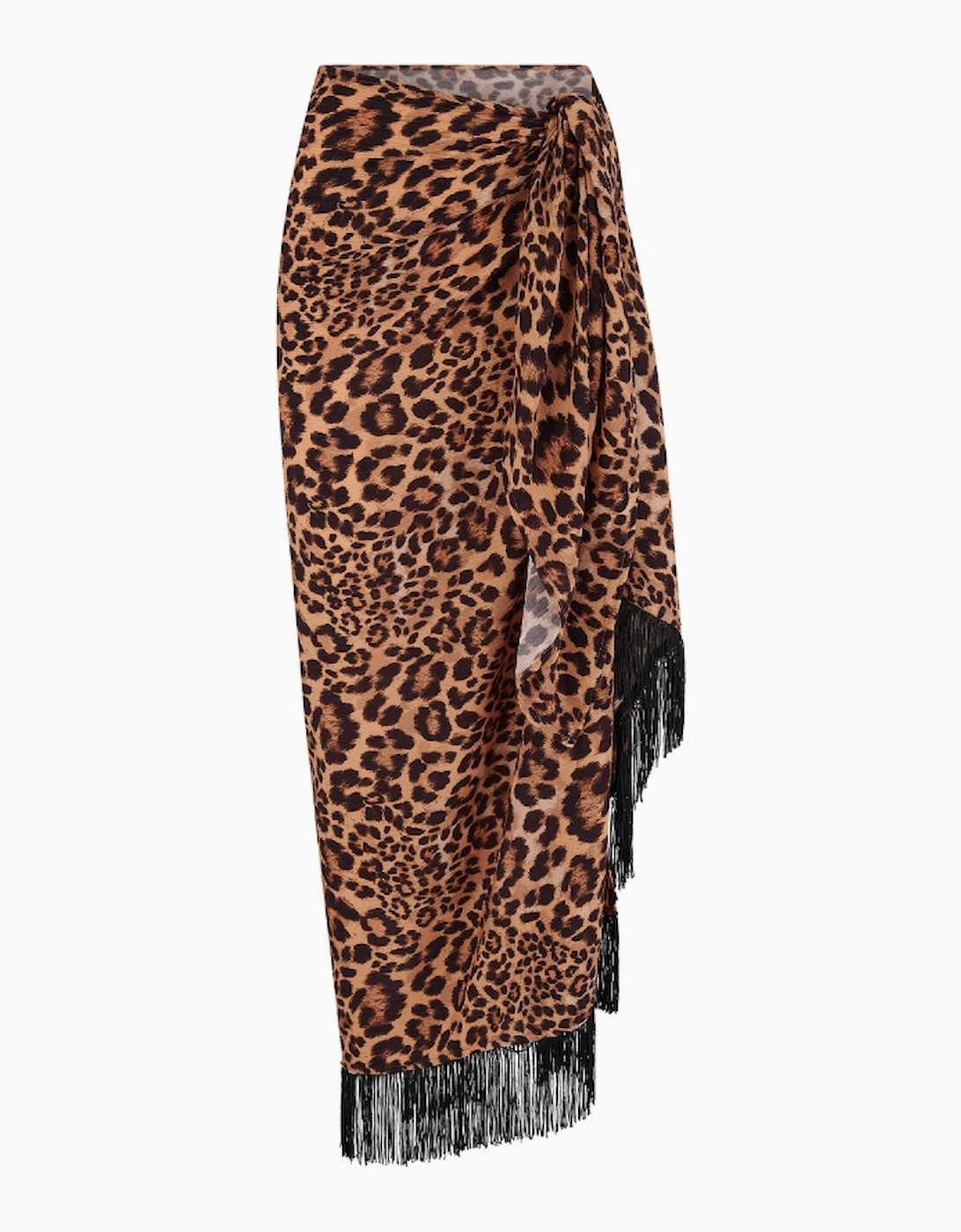 91124 Pour Moi Fringe Trim Crinkle Multiway Sarong