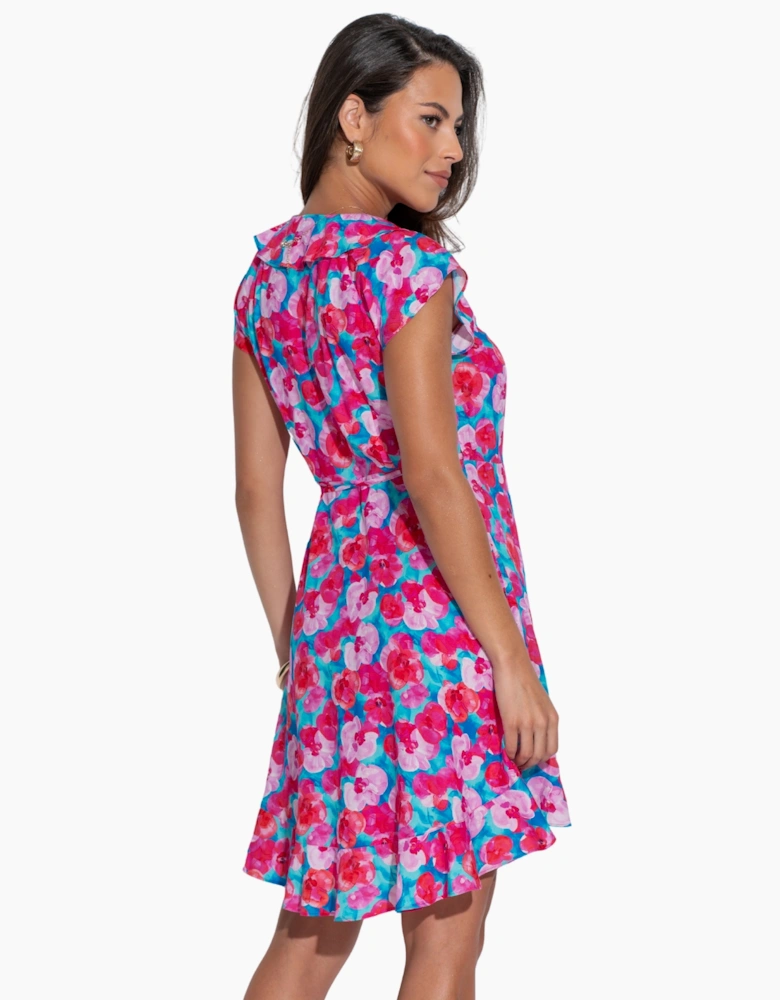 91090 Pour Moi Penny Frill Wrap Beach Dress