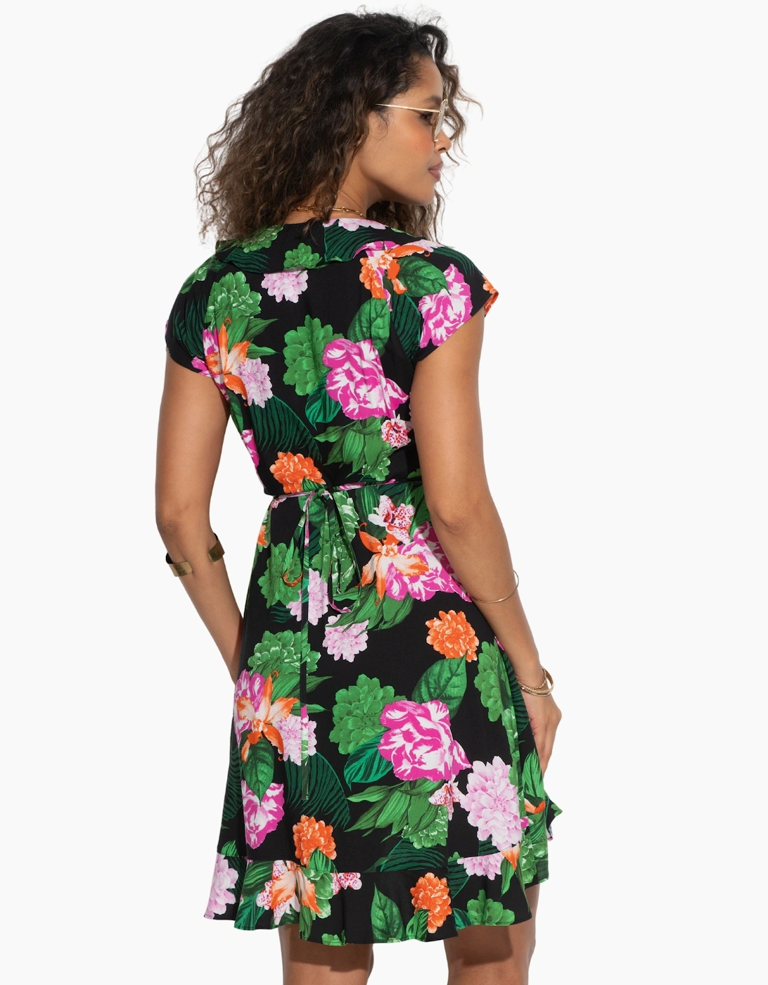91090 Pour Moi Penny Frill Wrap Beach Dress