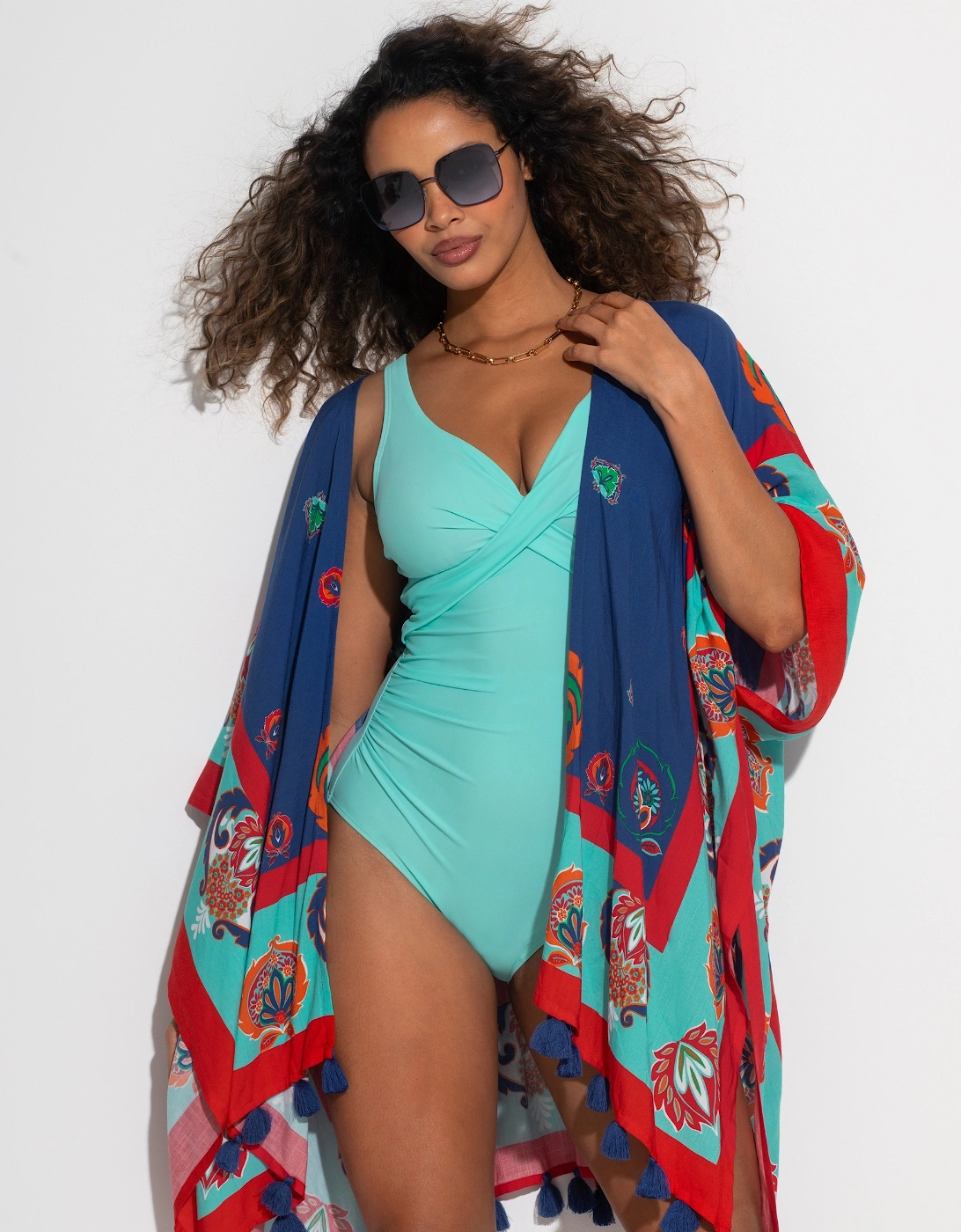 25627 Pour Moi Indonesia Ruched Tummy Control Swimsuit