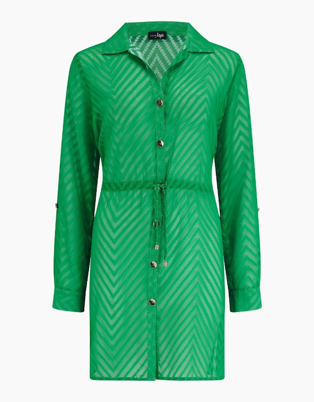 91109 Pour Moi Button Through Beach Shirt