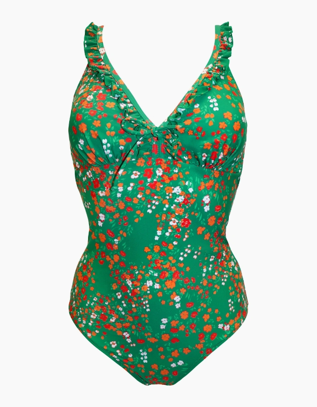 26509R Pour Moi Sicily Frill Tummy Control Swimsuit