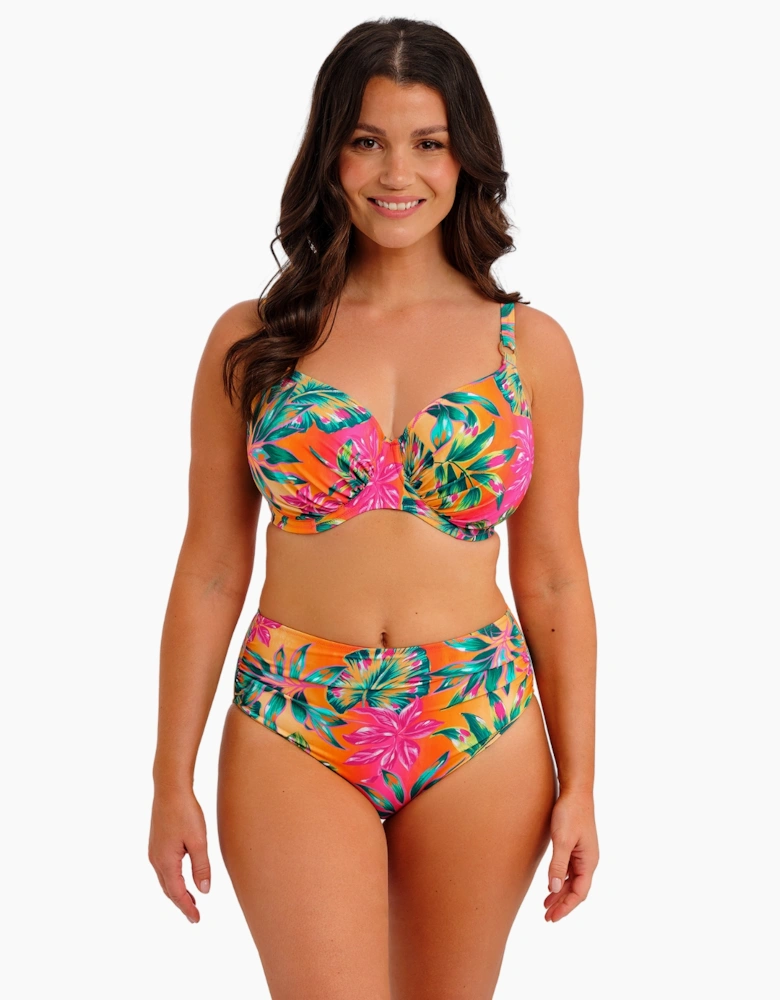 Fs507001 Fantasie Sunset Reef Underwired Gathered Full Cup Bikini Top