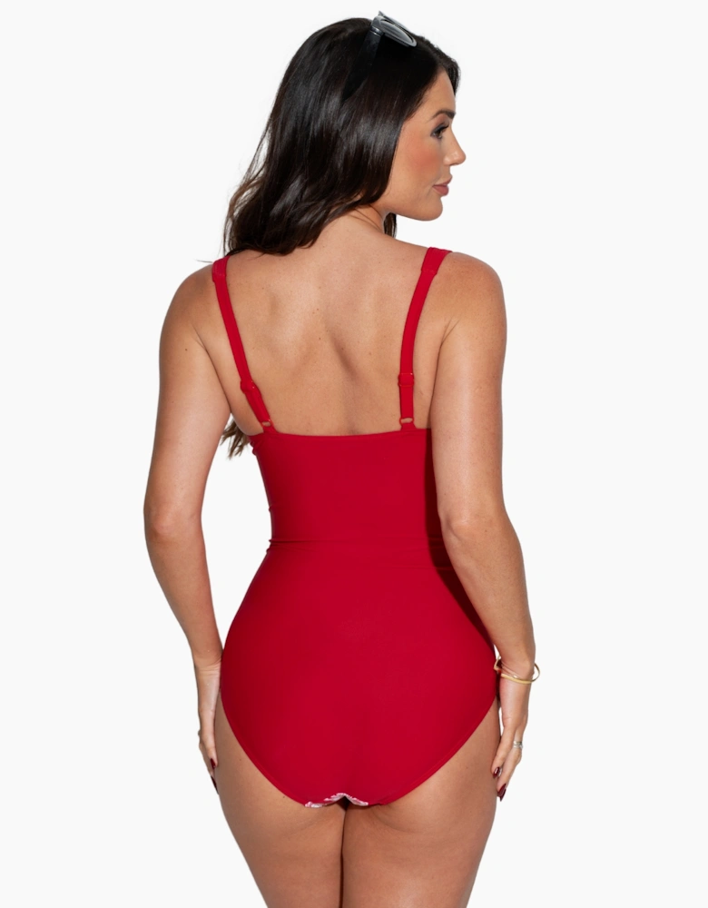 25631 Pour Moi Santa Barbara Ruched Tummy Control Swimsuit