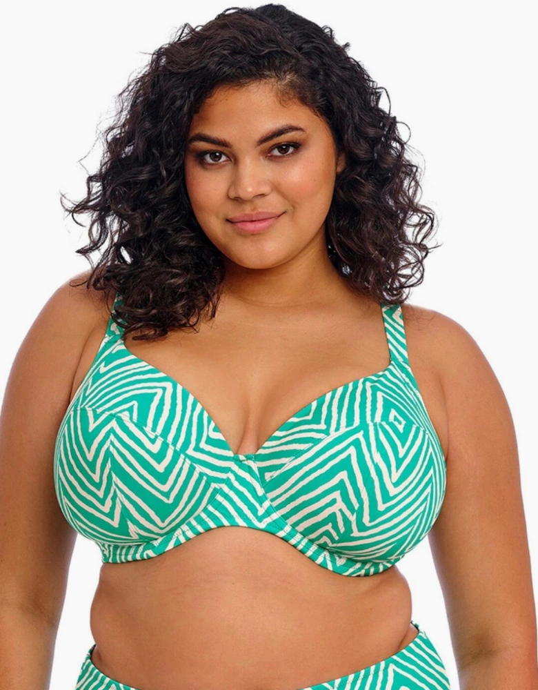 802602 Elomi Fiji Falls Plunge Bikini Top