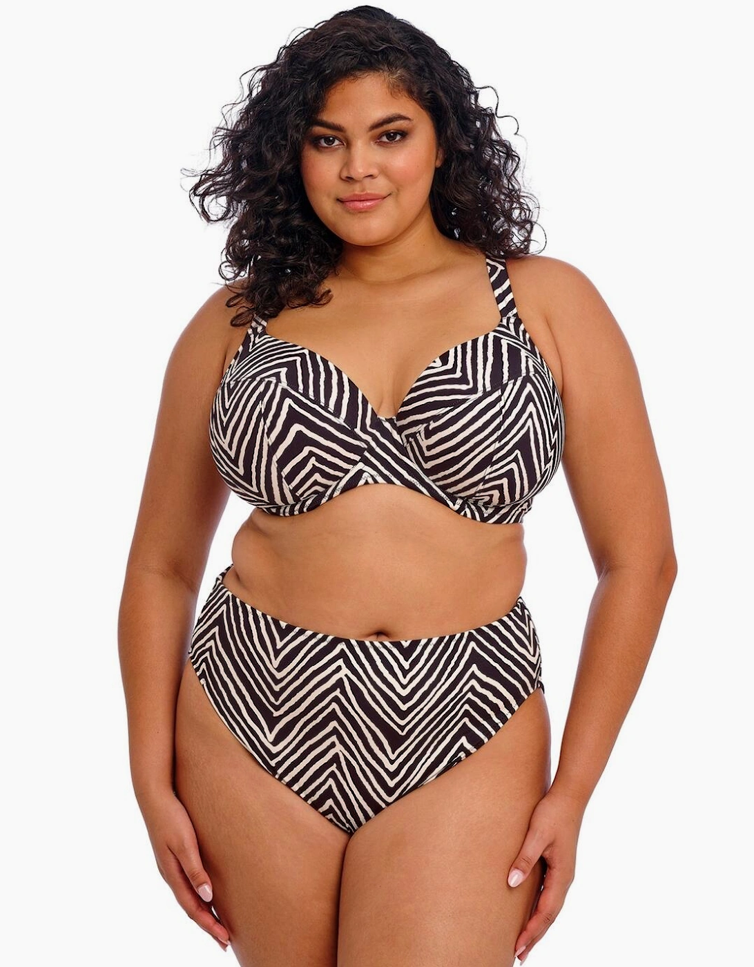 802602 Elomi Fiji Falls Plunge Bikini Top