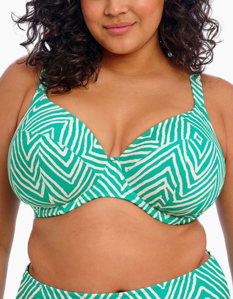 802602 Elomi Fiji Falls Plunge Bikini Top