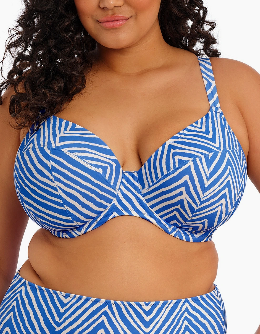 802602 Elomi Fiji Falls Plunge Bikini Top