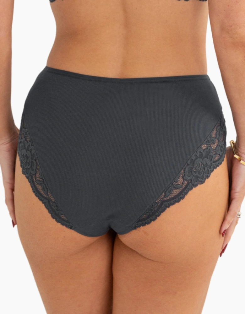 14607 Pour Moi Love To Lounge Lace And Modal Midi Brief