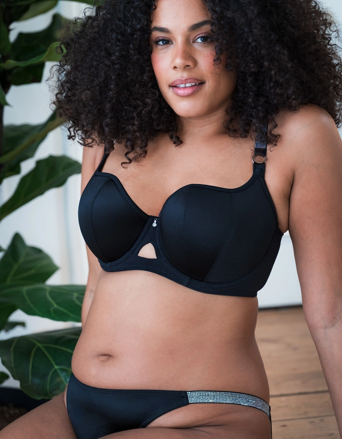 Ck103211 Curvy Kate Boost Diamante Tanga Brief