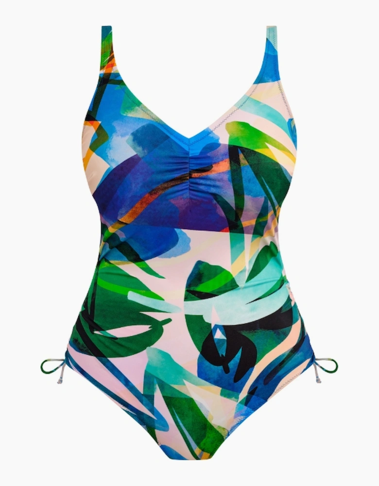 Fs507230 Fantasie Molokai Shores V-Neck Swimsuit With Adjustable Leg