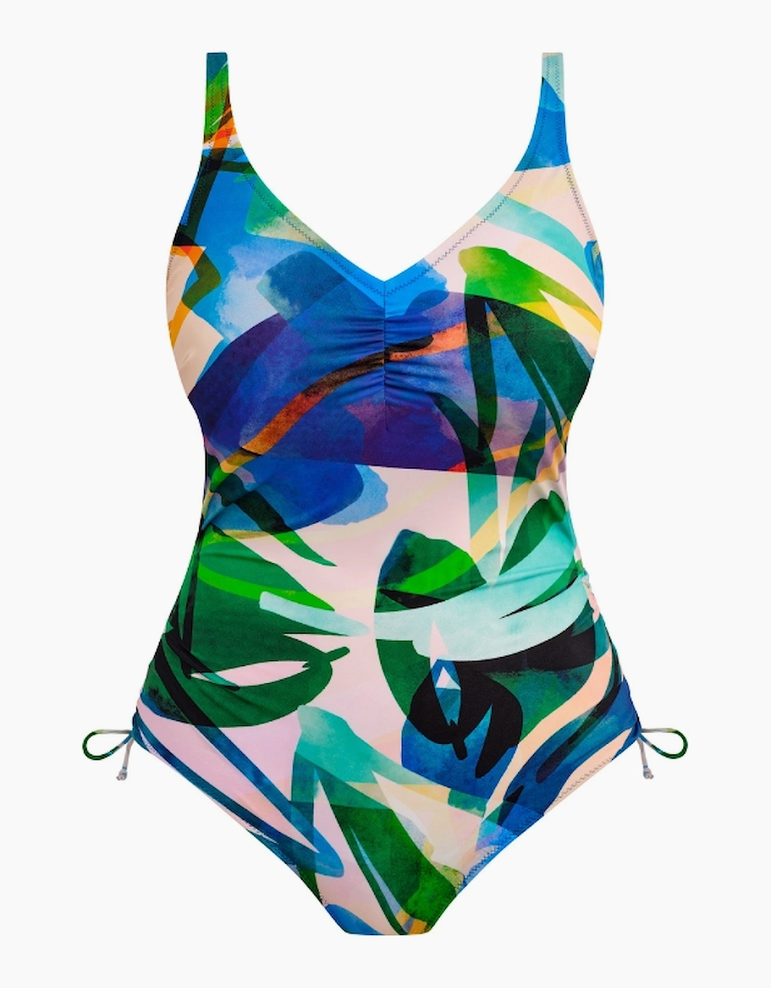 Fs507230 Fantasie Molokai Shores V-Neck Swimsuit With Adjustable Leg