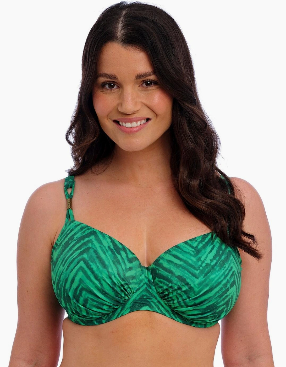 505501 Fantasie Punta Mita Underwired Gathered Full Cup Bikini Top