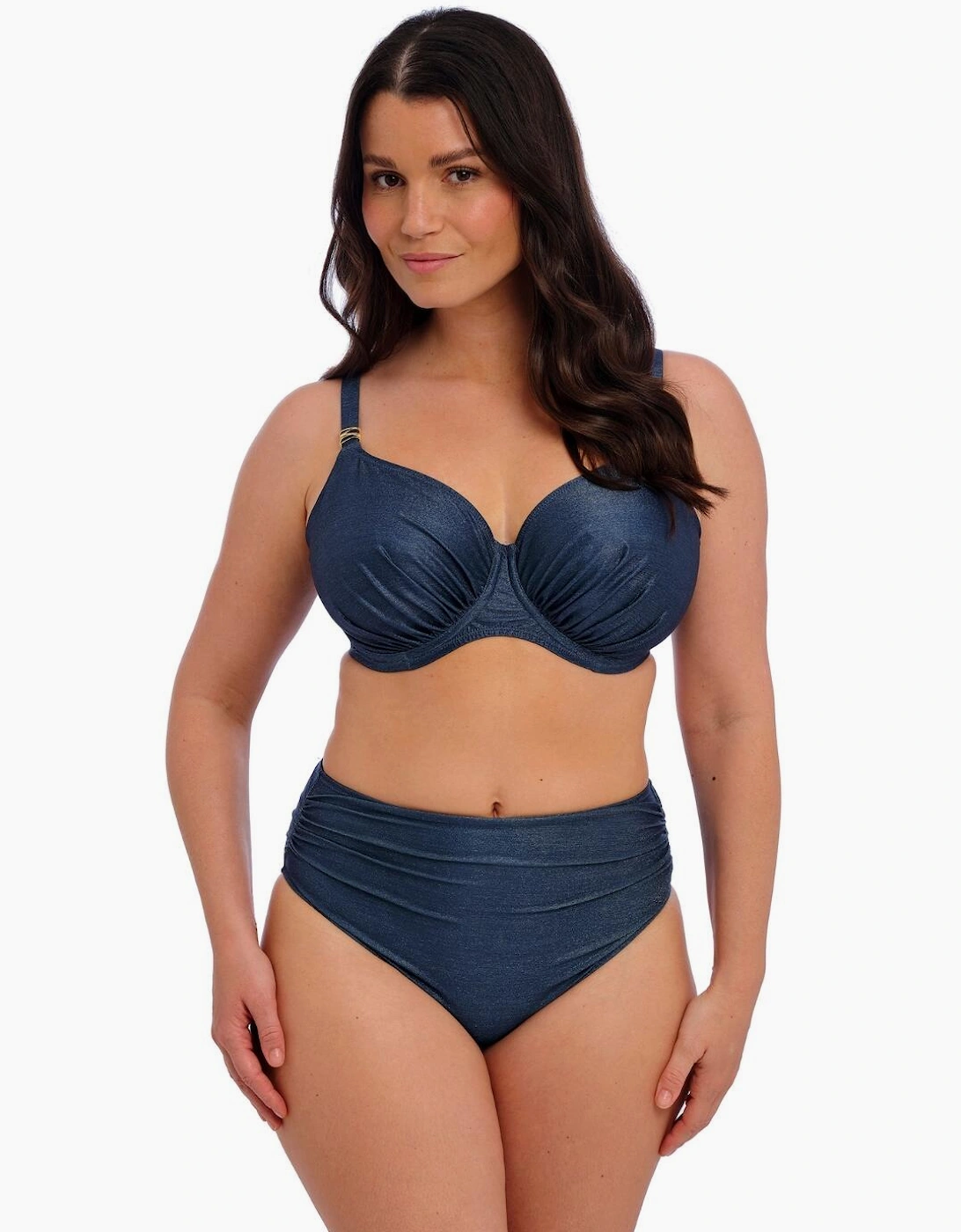 506101 Fantasie Paros Coast Underwired Gathered Full Cup Bikini Top