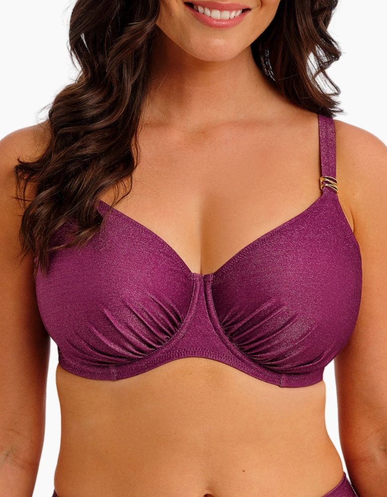 506101 Fantasie Paros Coast Underwired Gathered Full Cup Bikini Top