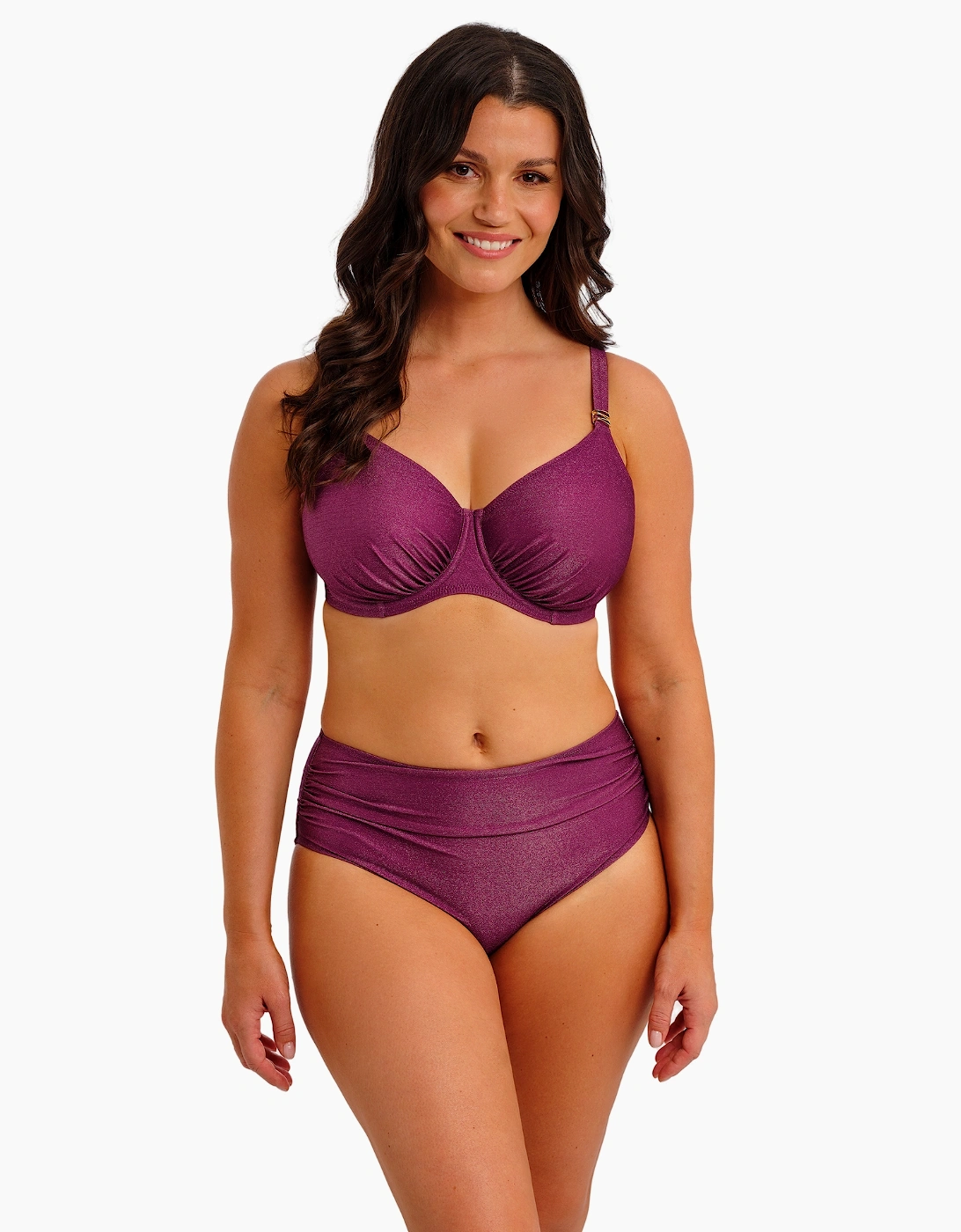 506101 Fantasie Paros Coast Underwired Gathered Full Cup Bikini Top