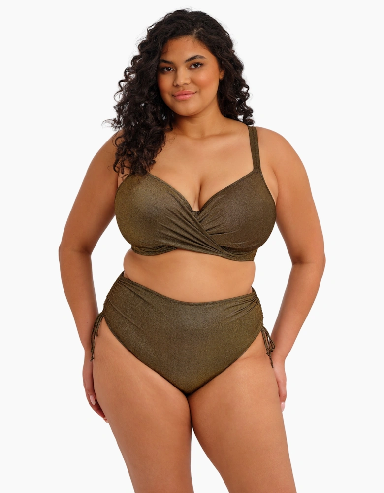Es803227 Elomi Sunset Shimmer Underwired Plunge Bikini Top