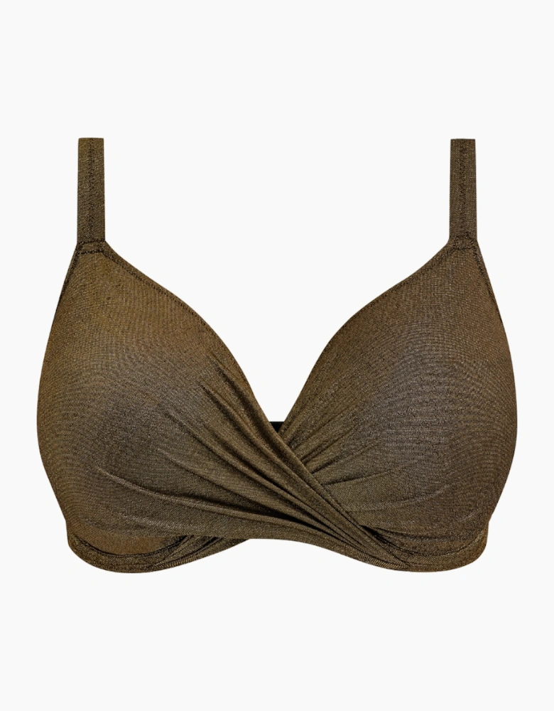 Es803227 Elomi Sunset Shimmer Underwired Plunge Bikini Top