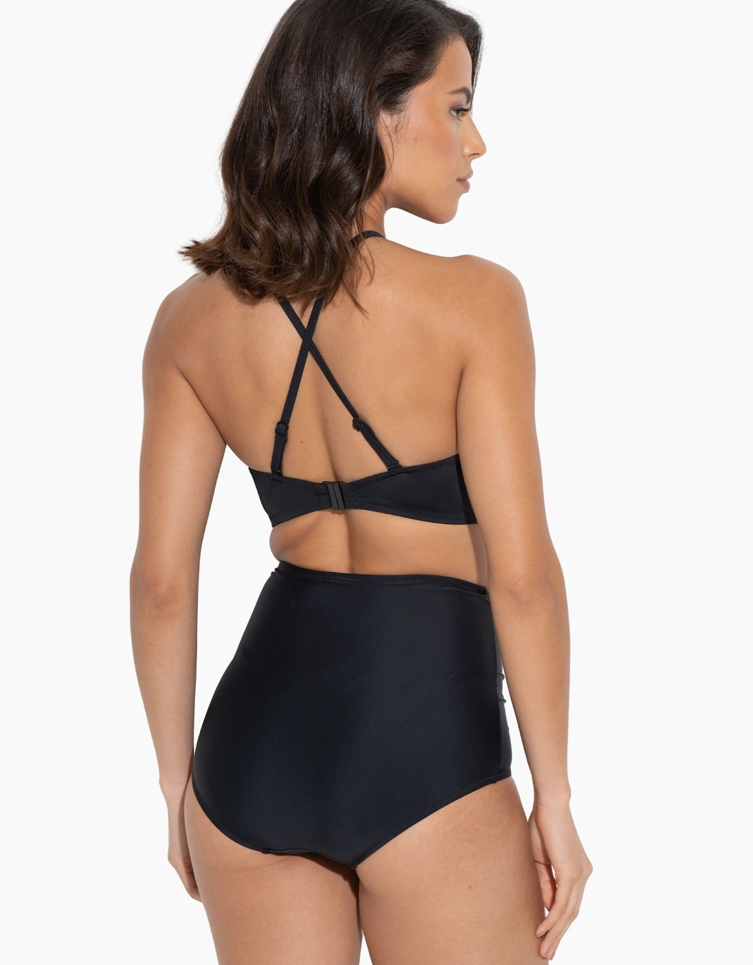 36062 Pour Moi Space Super High-Waist Ruched Tummy Control Bikini Brief