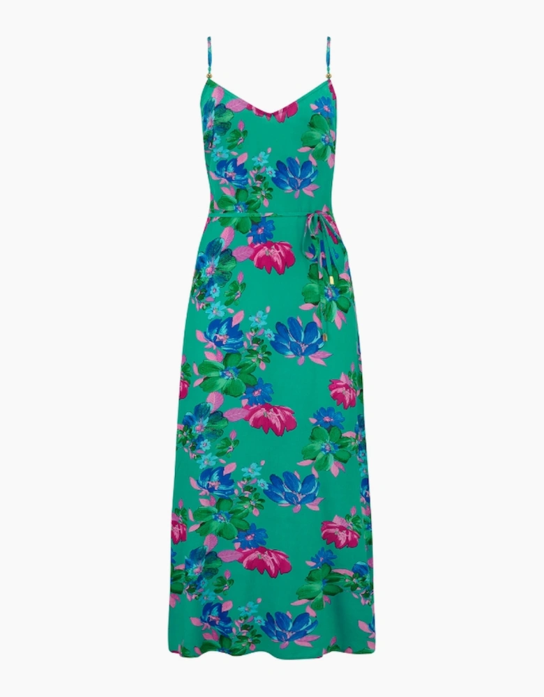 91094 Pour Moi Melanie Tie Belt Maxi Beach Dress