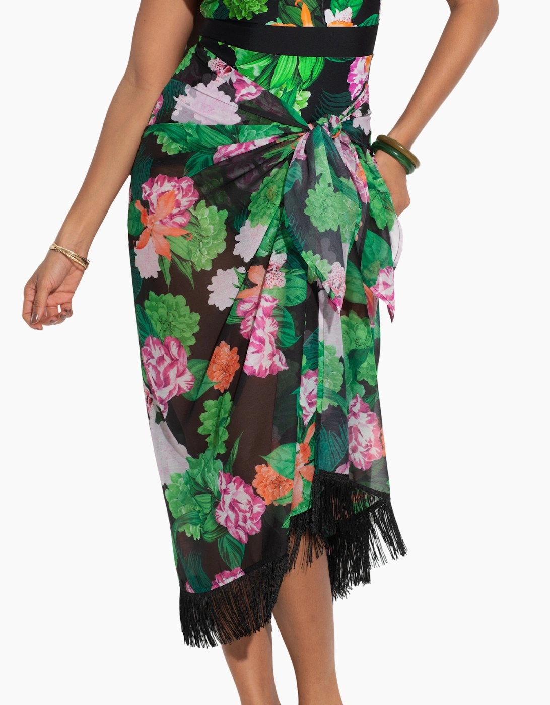 91150 Pour Moi  Chiffon Multiway Beach Sarong