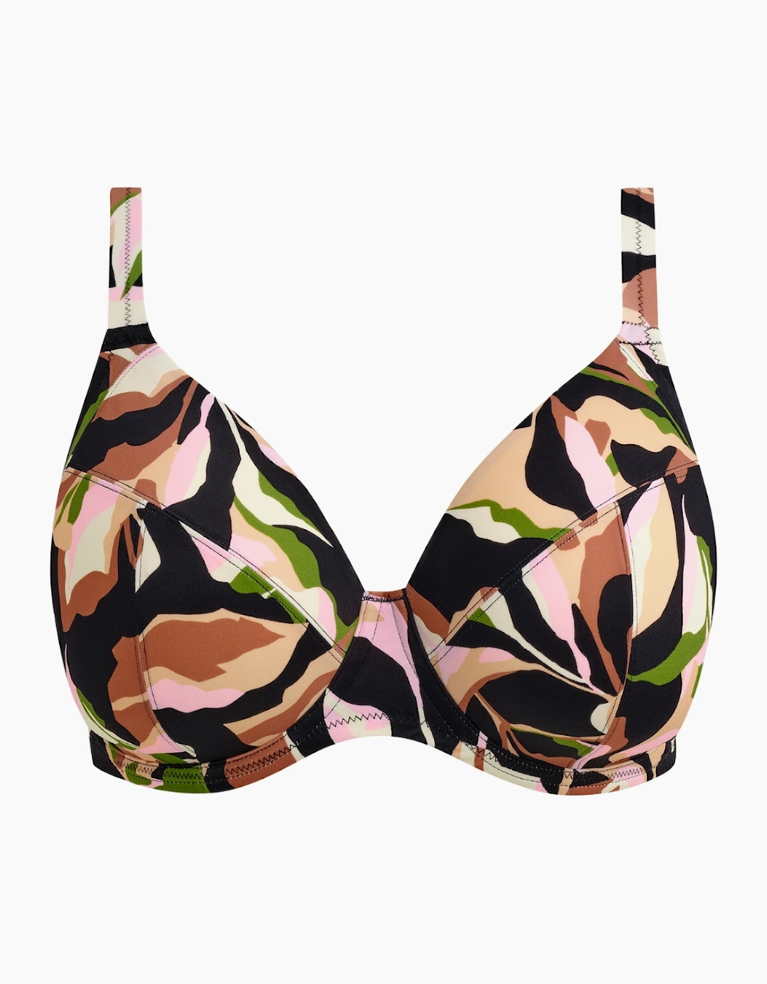 Es803402 Elomi Ocean Avenue Underwired Plunge Bikini Top