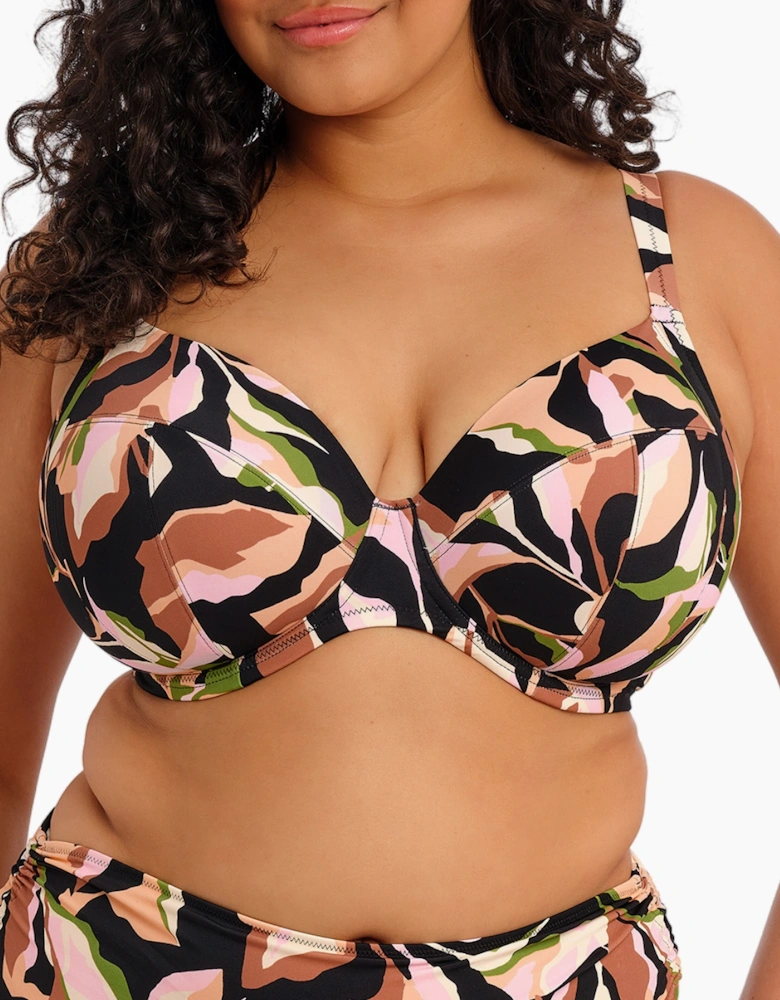 Es803402 Elomi Ocean Avenue Underwired Plunge Bikini Top
