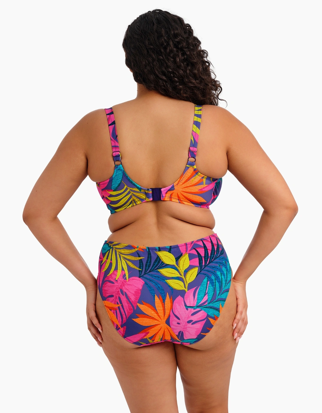 Es803372 Elomi Porto Rafti Mid Rise Bikini Brief