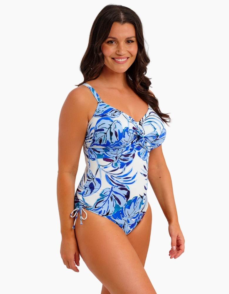 Fs506731 Fantasie Kefalonia Twist Front Swimsuit With Adjustable Leg