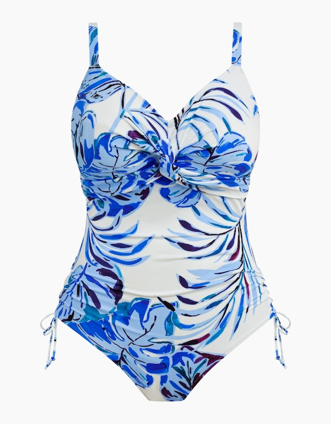 Fs506731 Fantasie Kefalonia Twist Front Swimsuit With Adjustable Leg