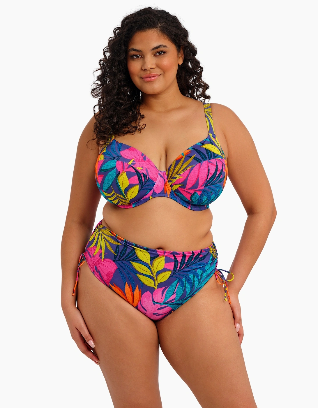 Es803302 Elomi Porto Rafti Underwired Plunge Bikini Top