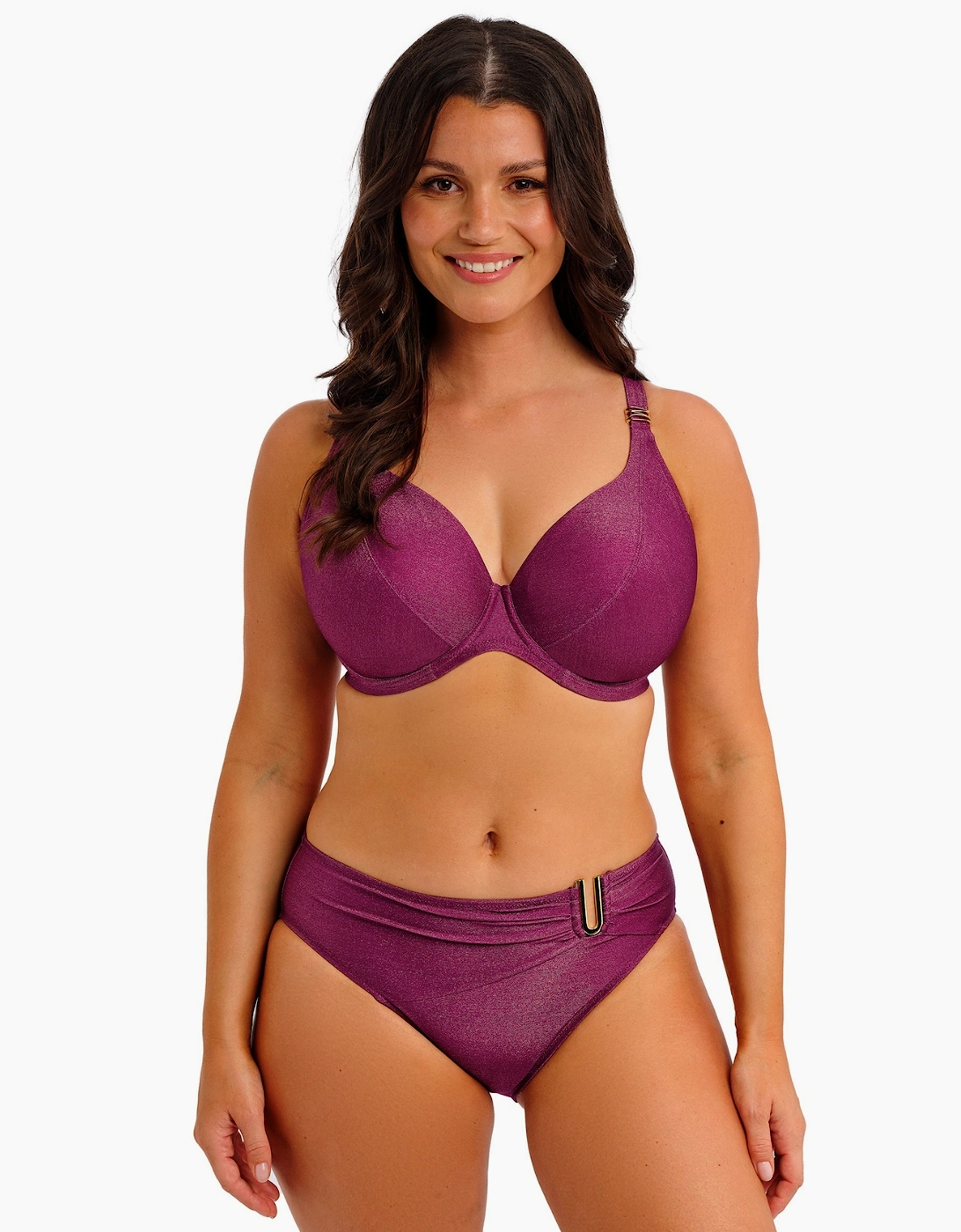 Fs506102 Fantasie Paros Coast Plunge Bikini Top