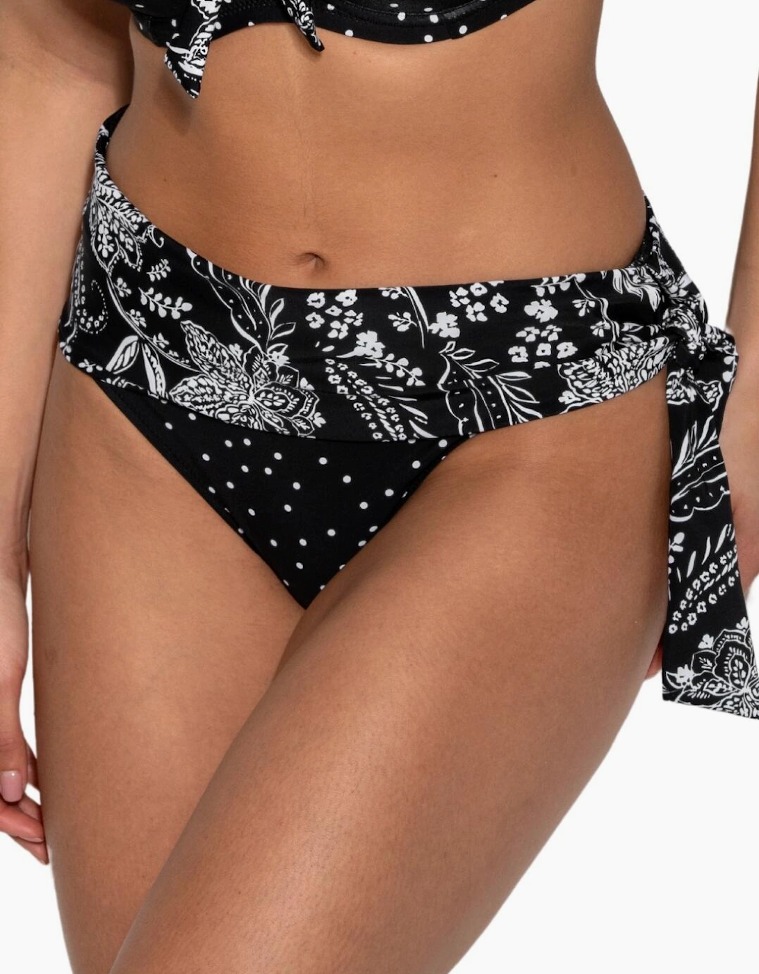 80008R Pour Moi Getaway Fold Over Tie Bikini Brief