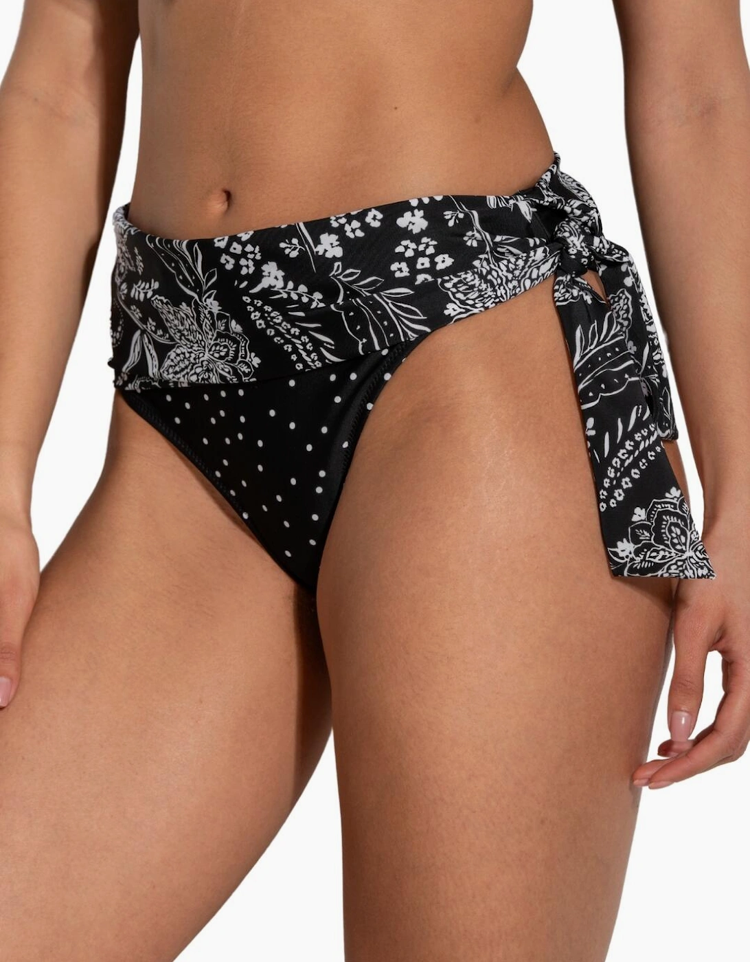 80008R Pour Moi Getaway Fold Over Tie Bikini Brief